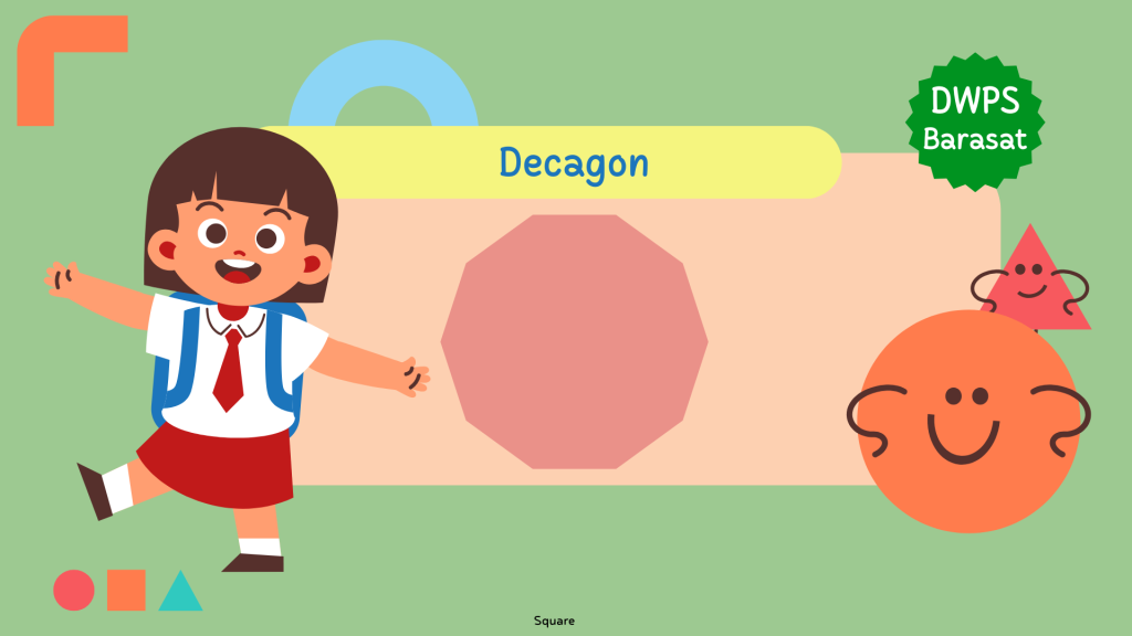 Shapes Name With Picture - Decagon