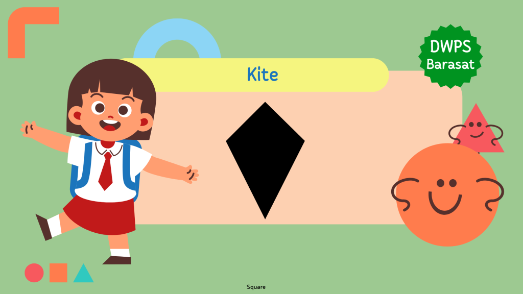 Shapes Name With Picture - Kite